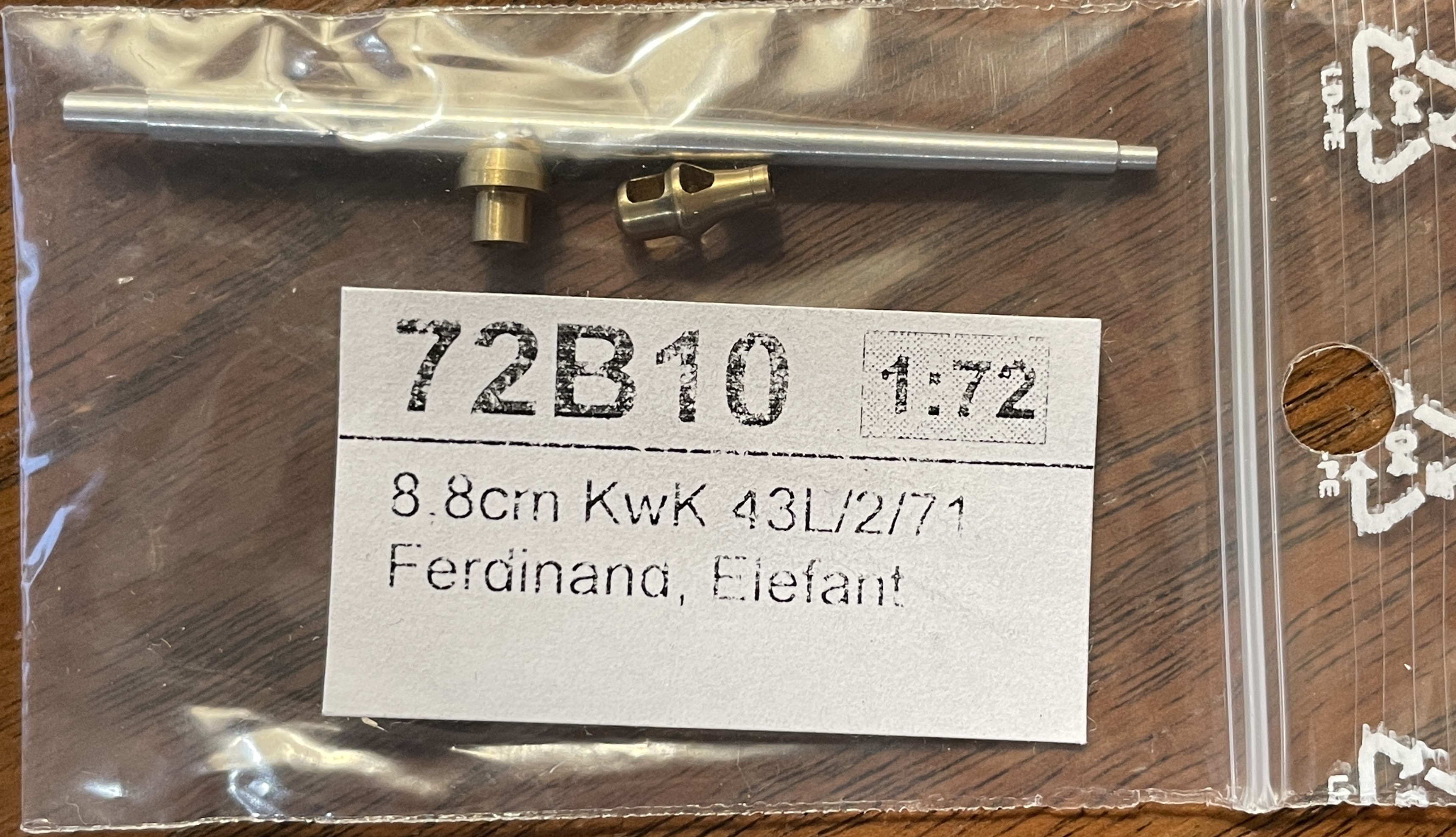 72B10 8.8cm Kwk43 Ferdinand-Elefant barrel